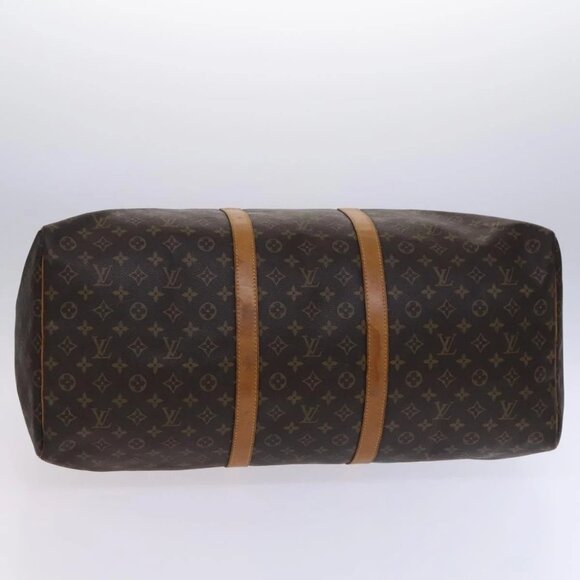 LOUIS VUITTON Monogram Keepall 60 Boston Bag M41422 LV Auth MY273 - Picture 7 of 16